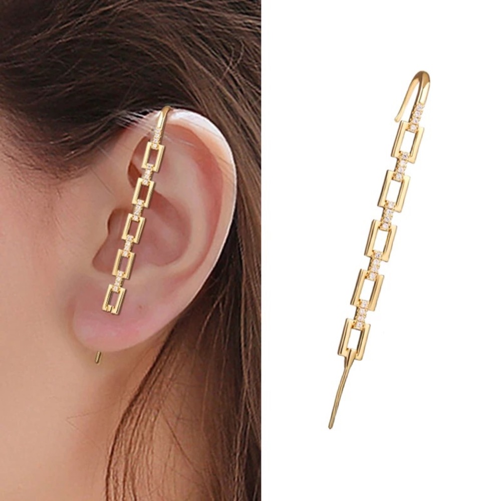Gold Color Earring Cuff
